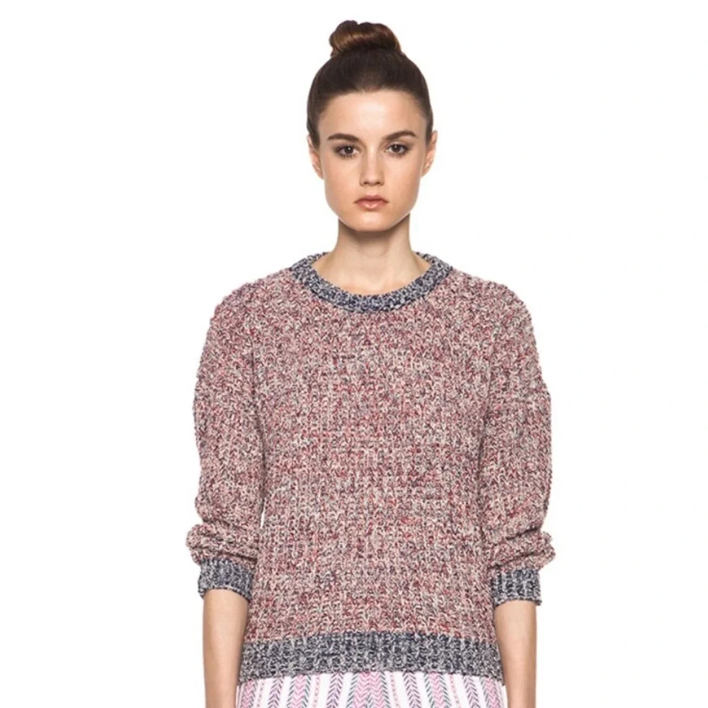 ISABEL MARANT ETOILE Maverick Americana Multi Color Sweater - Size 38 - Picture 1 of 9
